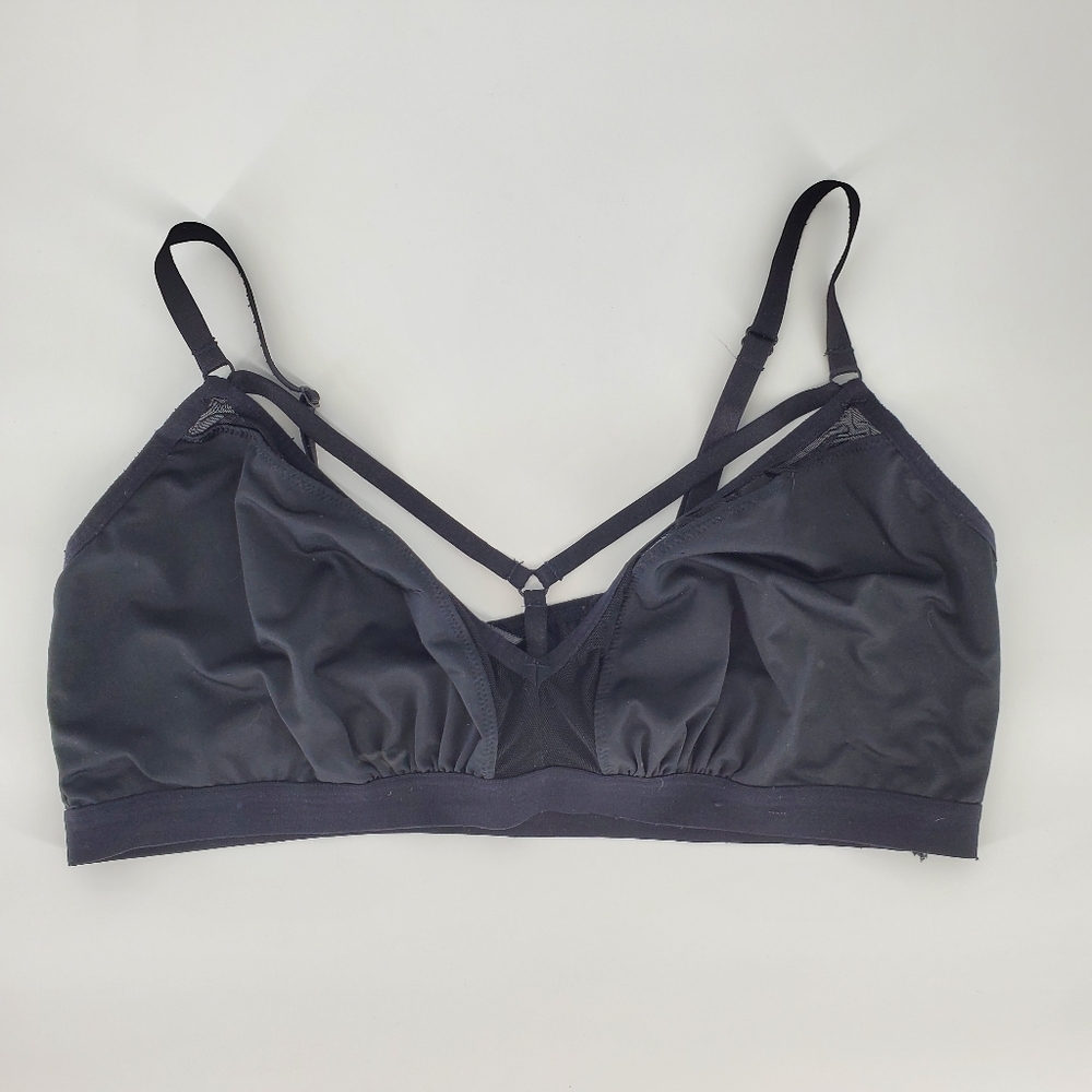 Torrid 2 black sexy bralette strappy lingerie